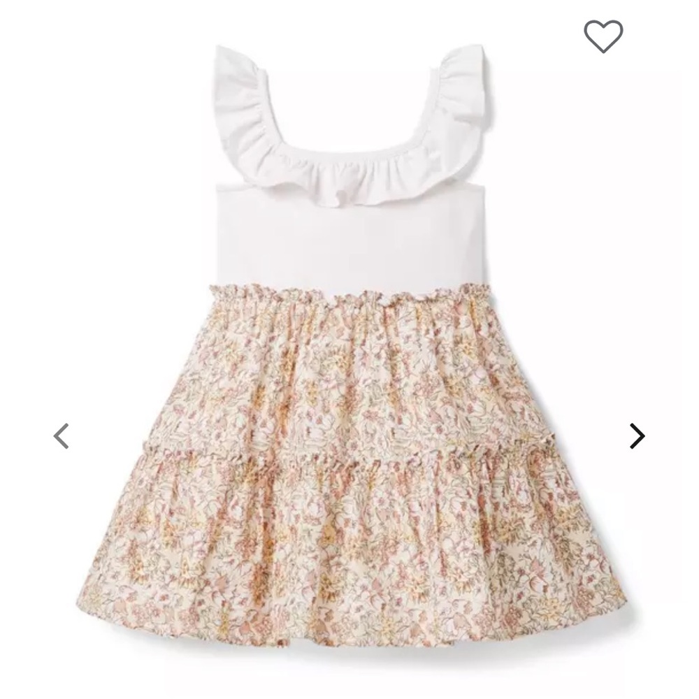NWT Janie & Jack Floral Ruffle Tiered Dress